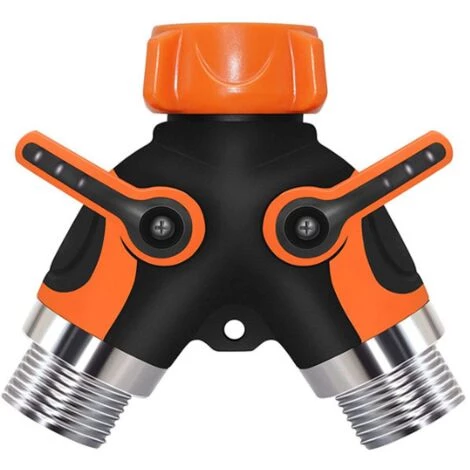 CSPARKV Tuyau D'arrosage Connecteur Bidirectionnel En Plastique De Type Y De 3/4 "filetage Standard Américain Un Connecteur En Alliage De Zinc à Deux Inverseurs Orange Filetage Standard Américain 2 à Vendre 3 CSPARKV Tuyau D'arrosage Connecteur Bidirectionnel En Plastique De Type Y De 3/4 "filetage Standard Américain Un Connecteur En Alliage De Zinc à Deux Inverseurs Orange Filetage Standard Américain 2 à Vendre