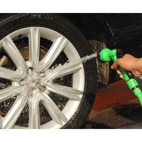 CSPARKV Tuyau D'arrosage Conduite D'eau Télescopique 125FT Après Injection D'eau 37,5 Mètres Bleu Flexible Et Extensible Tuyau D'arrosage Rétractable 6 CSPARKV Tuyau D'arrosage Conduite D'eau Télescopique 125FT Après Injection D'eau 37,5 Mètres Bleu Flexible Et Extensible Tuyau D'arrosage Rétractable – Image 4