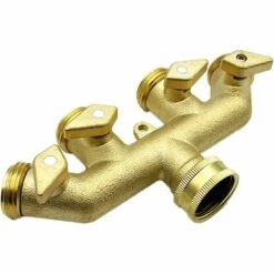 BF Tuyau D'arrosage Répartiteur à Quatre Ports Poignée En Cuivre Distributeur De Connecteur à Quatre Voies (norme Européenne) -Tuyau d'arrosage Soldes 64357095 5
