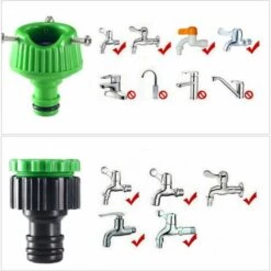 RHAFAYRE Tuyau D'arrosage Extensible Avec Buse De Pulvérisation à 7 Fonctions, Tuyau Télescopique Pour Arroser Le Tuyau Pliable Pour Un Rangement Facile à La Maison （7.5M / 25FT In Extension） -Tuyau d'arrosage Soldes 64491635 3