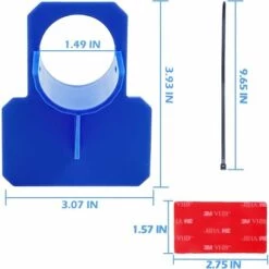KARTOKNER Lot De 2 Support De Tuyau De Piscine, Adaptateur Pour Piscine, Bleu Accessoires Piscine, Pour Tuyaux Piscine De Dans Les 38 Mm -Tuyau d'arrosage Soldes 64509410 4