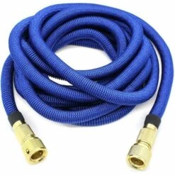 BDD Tuyau D'arrosage, Extensible à Jardin Tuyau D'eau Tuyau Rétractable Flexible Avec Fixations En Métal Pour Irrigation/Nettoyage Du Jardin/Voiture De Lavage (5m)