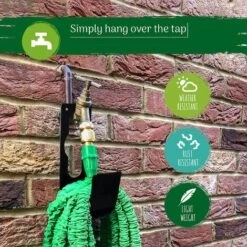 AOUGO Support De Tuyau D'arrosage, Enrouleur De Tuyau En Acier De 8,5 Pouces Pour Tuyau D'arrosage De Jardinage, Crochet Flexible Extensible Pour Tuyau D'arrosage Pour Jardin Extérieur Noir 9 AOUGO Support De Tuyau D'arrosage, Enrouleur De Tuyau En Acier De 8,5 Pouces Pour Tuyau D'arrosage De Jardinage, Crochet Flexible Extensible Pour Tuyau D'arrosage Pour Jardin Extérieur Noir -Tuyau d'arrosage Soldes 65393347 3