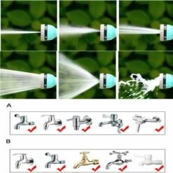 HELLO KITTY BAIN Dévidoir Mural Portable 15 M (13 + 2 M) Dévidoir Compact 6 En 1 Buse - Vert 10 HELLO KITTY BAIN Dévidoir Mural Portable 15 M (13 + 2 M) Dévidoir Compact 6 En 1 Buse - Vert -Tuyau d'arrosage Soldes 65624917 4