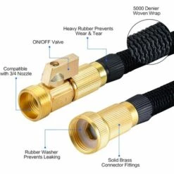 HELLO KITTY BAIN Tuyau D'arrosage 50ft 15m Tube Le Plus Fort Avec Latex Double Magique De Jardin Avec Unpistolet De 9 Fonctions Connecteur Solide En Laiton 【Longueur Rétractée 17ft】(50ft) 9 HELLO KITTY BAIN Tuyau D'arrosage 50ft 15m Tube Le Plus Fort Avec Latex Double Magique De Jardin Avec Unpistolet De 9 Fonctions Connecteur Solide En Laiton 【Longueur Rétractée 17ft】(50ft) -Tuyau d'arrosage Soldes 65626532 3