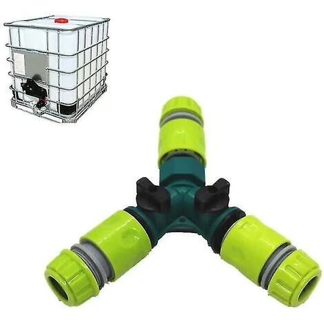 BAICCCF Dévidoir Mural Connecteurs Y D'irrigation, 1 Connecteur Rapide Y Connecteurs Connecteur De Tuyau D'arrosage 6 BAICCCF Dévidoir Mural Connecteurs Y D'irrigation, 1 Connecteur Rapide Y Connecteurs Connecteur De Tuyau D'arrosage – Image 4