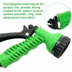 LUCKY-88 Vert 50FT Rempli D'eau 15M Voiture Haute Pression Pistolet à Eau De Lavage De Voiture 3 Fois Pistolet à Eau Télescopique -Tuyau d'arrosage Soldes 65798227 5