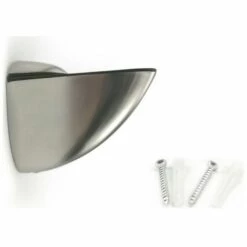 BRICOMARTEAU Support Confortime Argenté Métal 2 Unités (6,5 X 5,8 X 2,6 Cm)