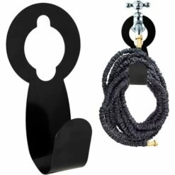 PESCE Support De Tuyau D'arrosage, Porte-tuyau D'arrosage En Métal En Fonte Noir 11 PESCE Support De Tuyau D'arrosage, Porte-tuyau D'arrosage En Métal En Fonte Noir -Tuyau d'arrosage Soldes 66264052 5