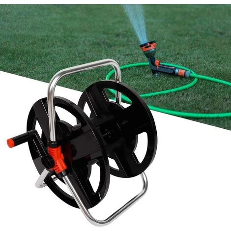 OCXIN Chariot à Tuyau, Chariot à Tuyau Portable, Support De Rangement Pour Tuyau D'arrosage, Accessoires D'outils De Jardin Pour Tuyau D'arrosage De 20 M 6 OCXIN Chariot à Tuyau, Chariot à Tuyau Portable, Support De Rangement Pour Tuyau D'arrosage, Accessoires D'outils De Jardin Pour Tuyau D'arrosage De 20 M – Image 4