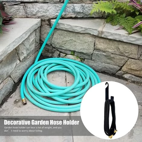 FLYME Support De Tuyau D'arrosage Mural, Crochet De Support De Tuyau Avec Vis, Crochet De Jardin Pour Raccords De Conduite D'eau Télescopiques, Support De Fer Multifonctionnel 4 FLYME Support De Tuyau D'arrosage Mural, Crochet De Support De Tuyau Avec Vis, Crochet De Jardin Pour Raccords De Conduite D'eau Télescopiques, Support De Fer Multifonctionnel – Image 2