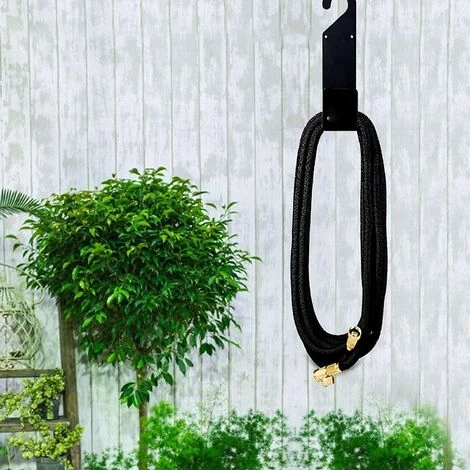 FLYME Support De Tuyau D'arrosage Mural, Crochet De Support De Tuyau Avec Vis, Crochet De Jardin Pour Raccords De Conduite D'eau Télescopiques, Support De Fer Multifonctionnel 6 FLYME Support De Tuyau D'arrosage Mural, Crochet De Support De Tuyau Avec Vis, Crochet De Jardin Pour Raccords De Conduite D'eau Télescopiques, Support De Fer Multifonctionnel – Image 4