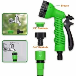 YIENJAOY Tuyau D'arrosage, AGILITY Tuyau D'arrosage Flexible Et Extensible Tuyau D'arrosage Rétractable (125FT) Bleu -Tuyau d'arrosage Soldes 67904536 3