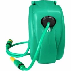 TECTAKE Dévidoir Avec Tuyau D'Arrosage 10 Mètres Automatique Mural Vert - Vert 9 TECTAKE Dévidoir Avec Tuyau D'Arrosage 10 Mètres Automatique Mural Vert - Vert -Tuyau d'arrosage Soldes 7514639 3