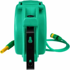 TECTAKE Dévidoir Avec Tuyau D'Arrosage 10 Mètres Automatique Mural Vert - Vert 10 TECTAKE Dévidoir Avec Tuyau D'Arrosage 10 Mètres Automatique Mural Vert - Vert -Tuyau d'arrosage Soldes 7514639 4