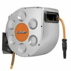 Enrouleur Tuyau Arrosage Extensible 30m Devidoir Automatique CLABER Diam 12 Mm (1/2") Rembobinage Automatique