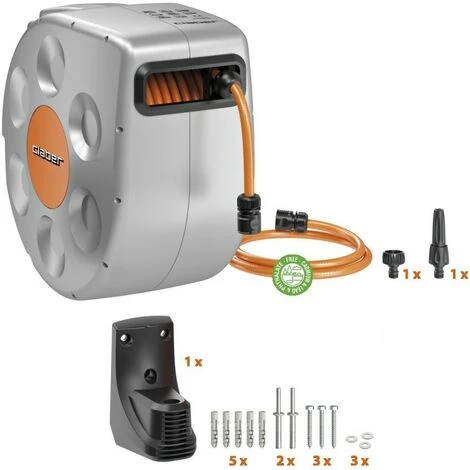 Enrouleur Tuyau Arrosage Extensible 30m Devidoir Automatique CLABER Diam 12 Mm (1/2") Rembobinage Automatique 4 Enrouleur Tuyau Arrosage Extensible 30m Devidoir Automatique CLABER Diam 12 Mm (1/2") Rembobinage Automatique – Image 2