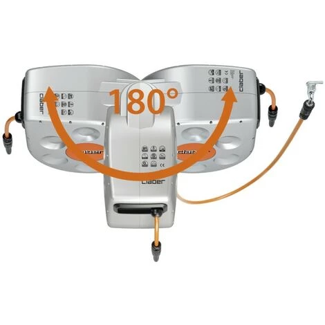 Enrouleur Tuyau Arrosage Extensible 30m Devidoir Automatique CLABER Diam 12 Mm (1/2") Rembobinage Automatique 5 Enrouleur Tuyau Arrosage Extensible 30m Devidoir Automatique CLABER Diam 12 Mm (1/2") Rembobinage Automatique – Image 3