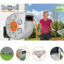 Enrouleur Tuyau Arrosage Extensible 30m Devidoir Automatique CLABER Diam 12 Mm (1/2") Rembobinage Automatique 10 Enrouleur Tuyau Arrosage Extensible 30m Devidoir Automatique CLABER Diam 12 Mm (1/2") Rembobinage Automatique -Tuyau d'arrosage Soldes 7848628 4