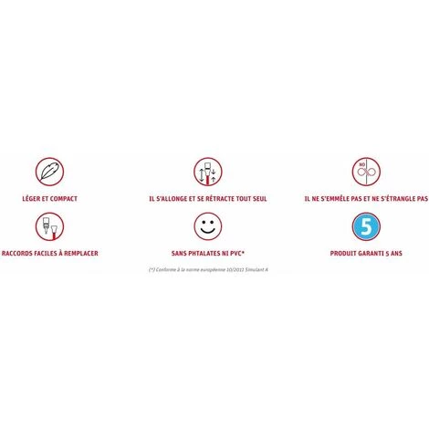 Tuyau D'arrosage YOYO Extensible Jusqu'à 10 Mètres YOYO 4 Tuyau D'arrosage YOYO Extensible Jusqu'à 10 Mètres YOYO – Image 2