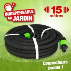 OUTIROR Tuyau D'arrosage Poreux De 15 Mètres